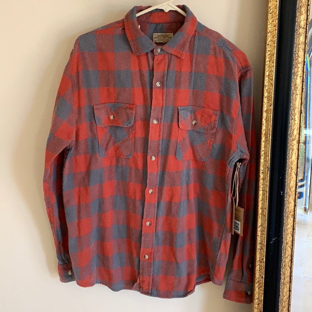 NWT Free Nature Flannel Shirt